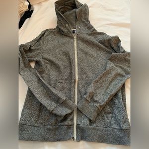 Mens gray zip up hoodie